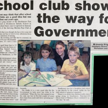 School Club Shows The Way For Government